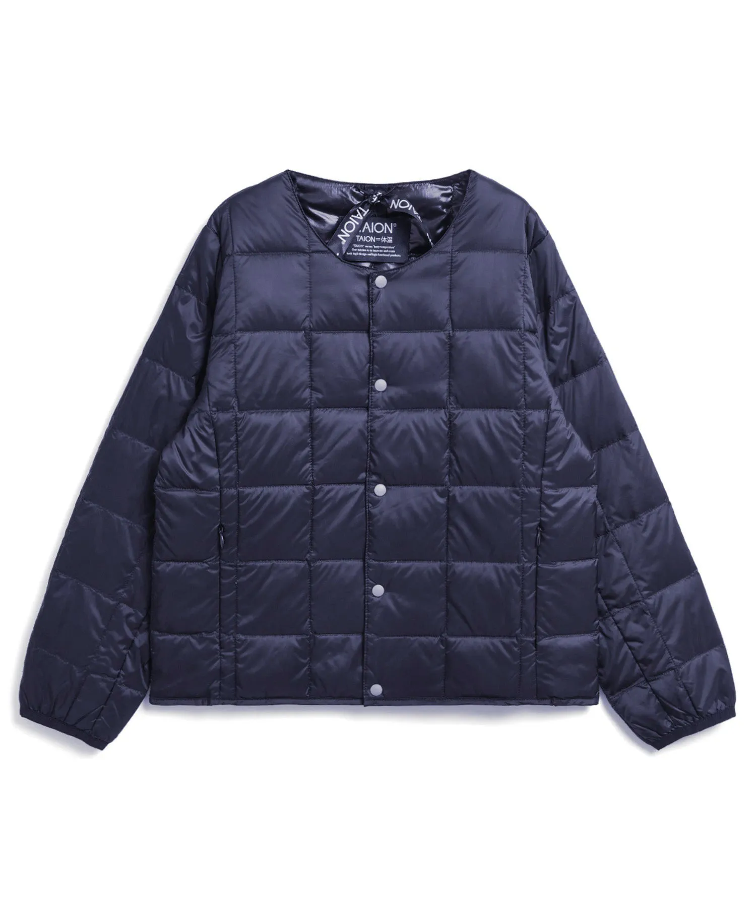 Kids Basic Crew Neck Button Down Jacket - Image 12