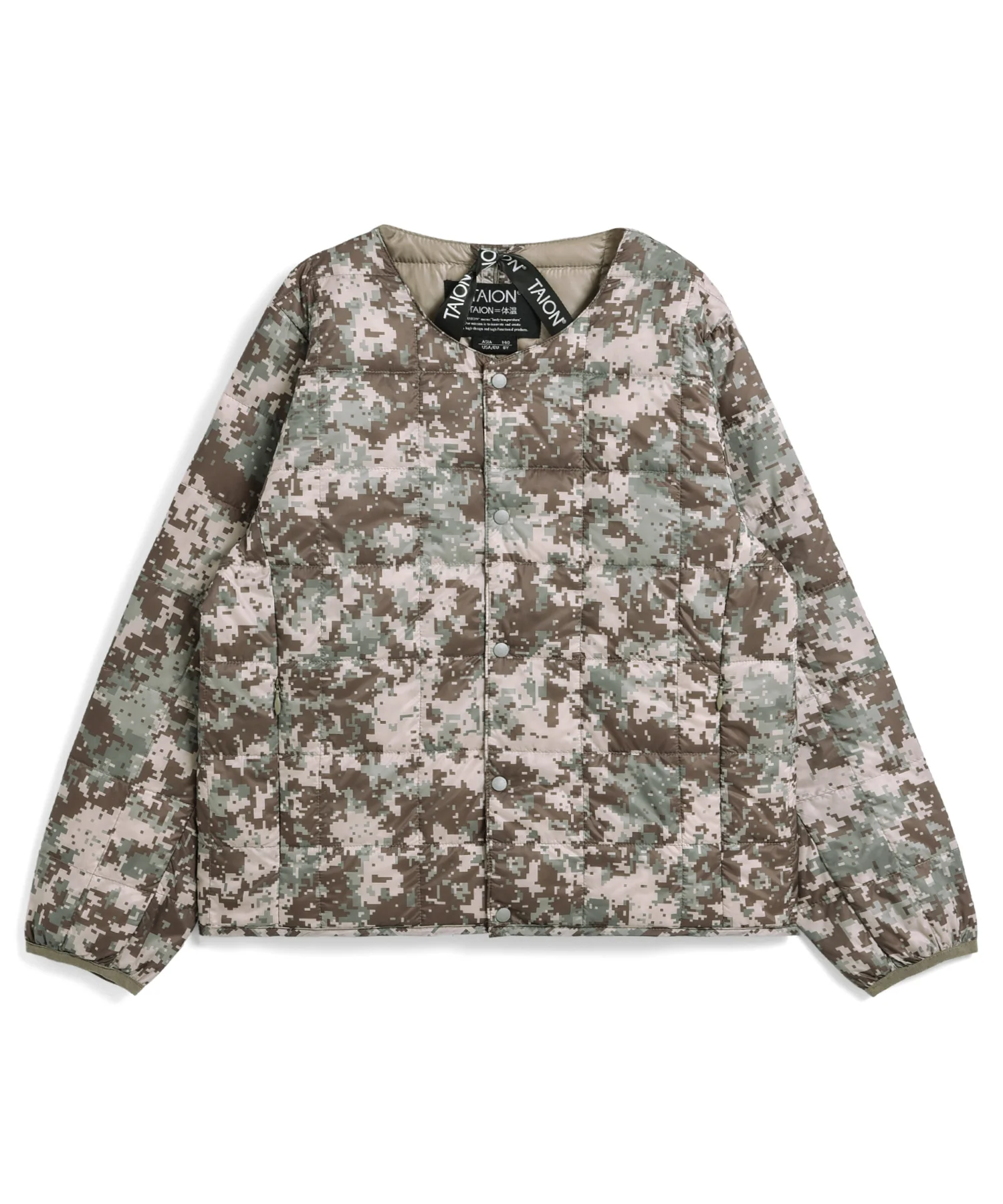 Kids Basic Crew Neck Button Down Jacket - Image 14