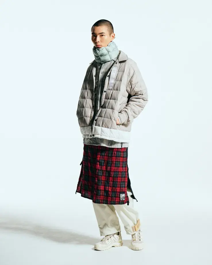 Mountain Research x TAION Basic Down Coach Jacket <MR-TA-109B-WHL> - Image 15