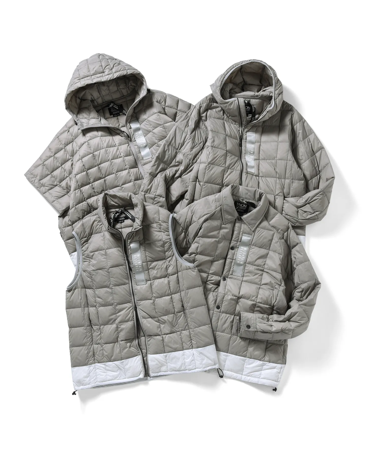 Mountain Research x TAION Basic Down Coach Jacket <MR-TA-109B-WHL> - Image 9