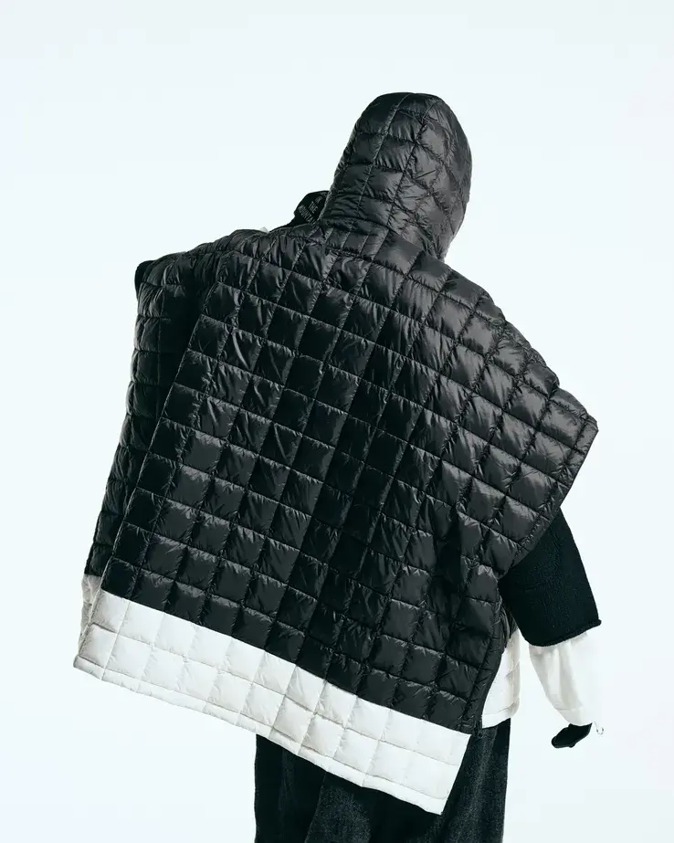 Mountain Research x TAION Down Poncho <MR-TA-106ZPC-WHL> - Image 7