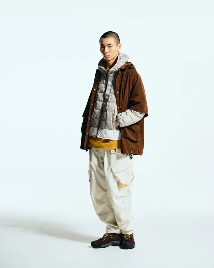 Mountain Research x TAION Basic W-Zip Down Parka <MR-TA-106Z-WHL> - Image 14