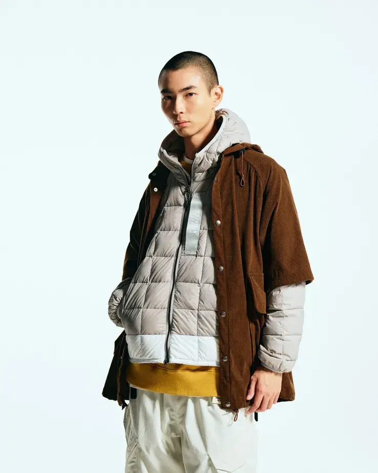 Mountain Research x TAION Basic W-Zip Down Parka <MR-TA-106Z-WHL> - Image 15