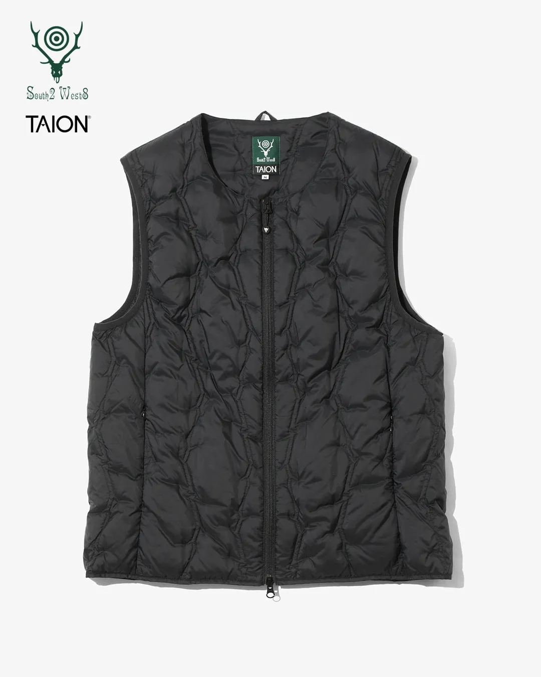 South2 West8 x TAION Crewneck Zip Down Vest <RW697> - Image 12
