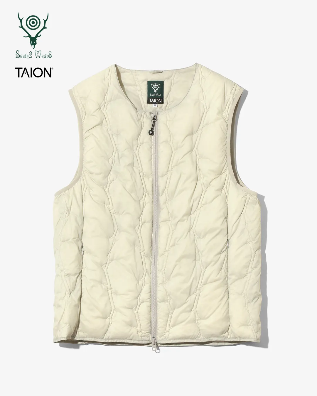 South2 West8 x TAION Crewneck Zip Down Vest <RW697> - Image 13