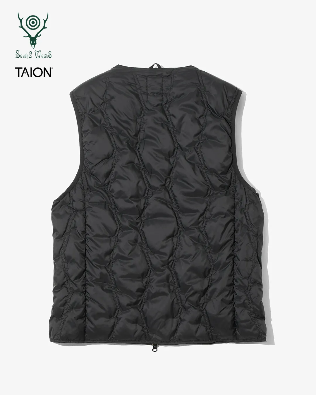South2 West8 x TAION Crewneck Zip Down Vest <RW697> - Image 5