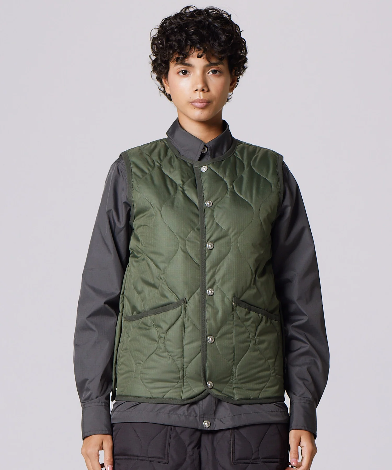 Unisex Military Crew Neck Down Vest (Hard Shell) - Image 13
