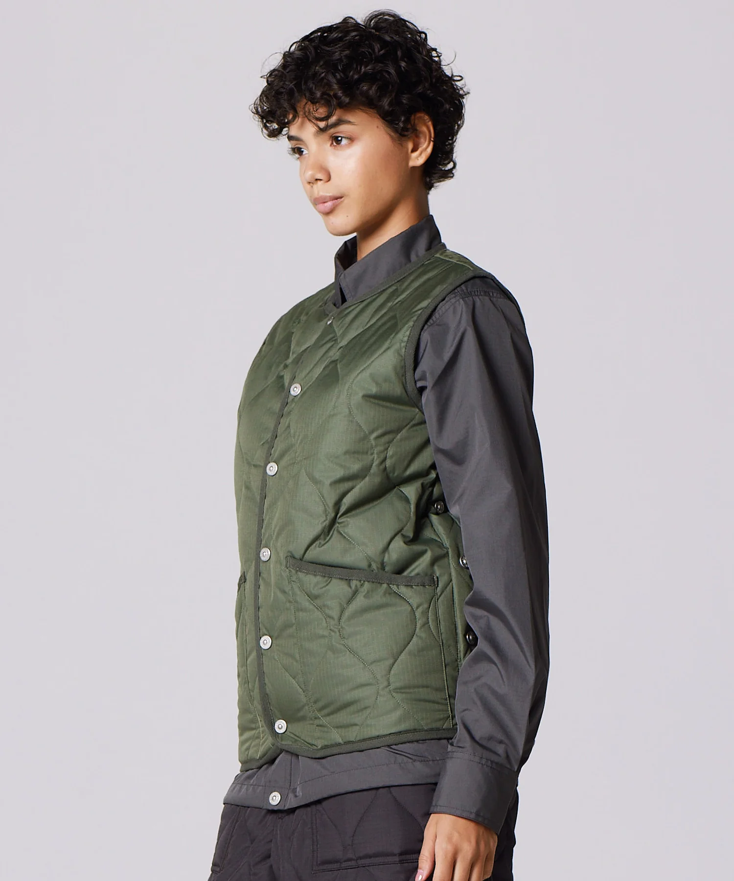 Unisex Military Crew Neck Down Vest (Hard Shell) - Image 14