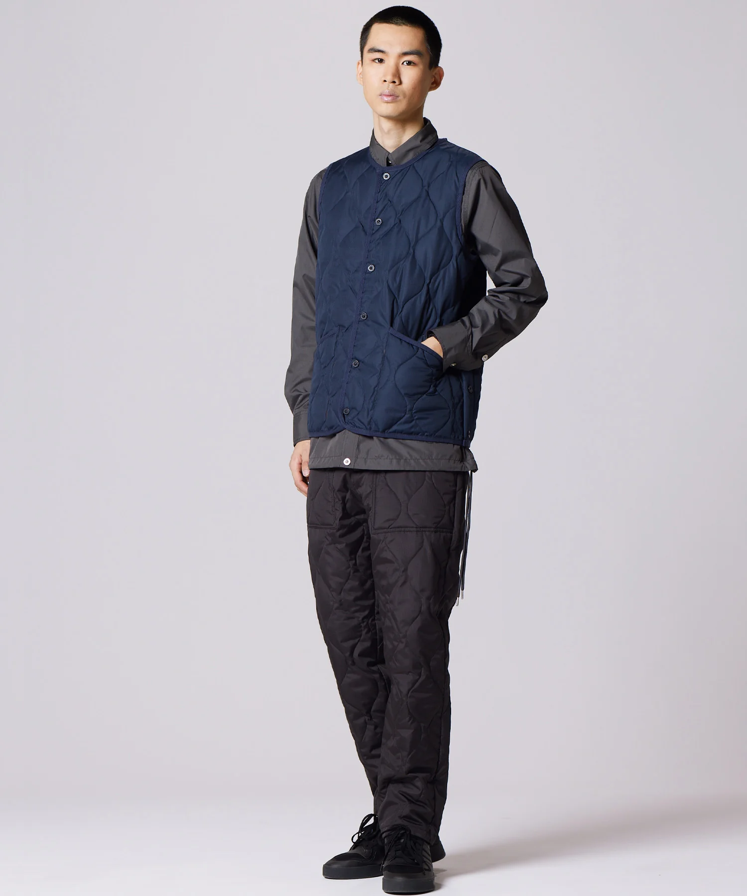 Unisex Military Crew Neck Down Vest (Hard Shell) - Image 17