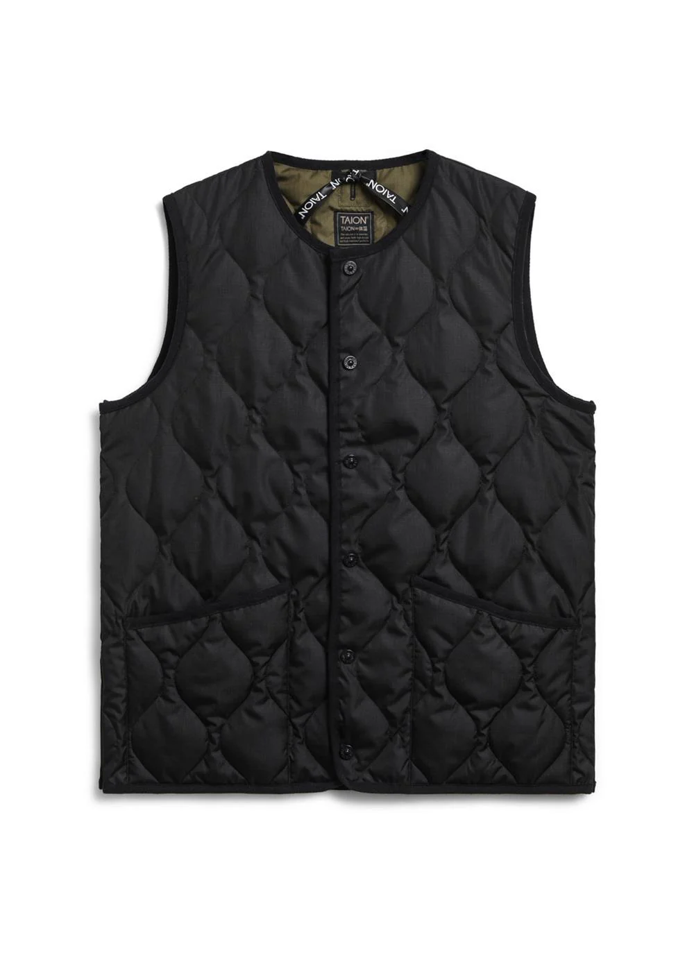 Unisex Military Crew Neck Down Vest (Hard Shell) - Image 18