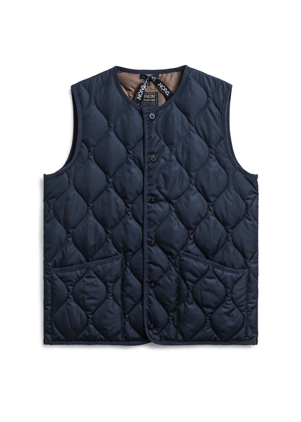 Unisex Military Crew Neck Down Vest (Hard Shell) - Image 19