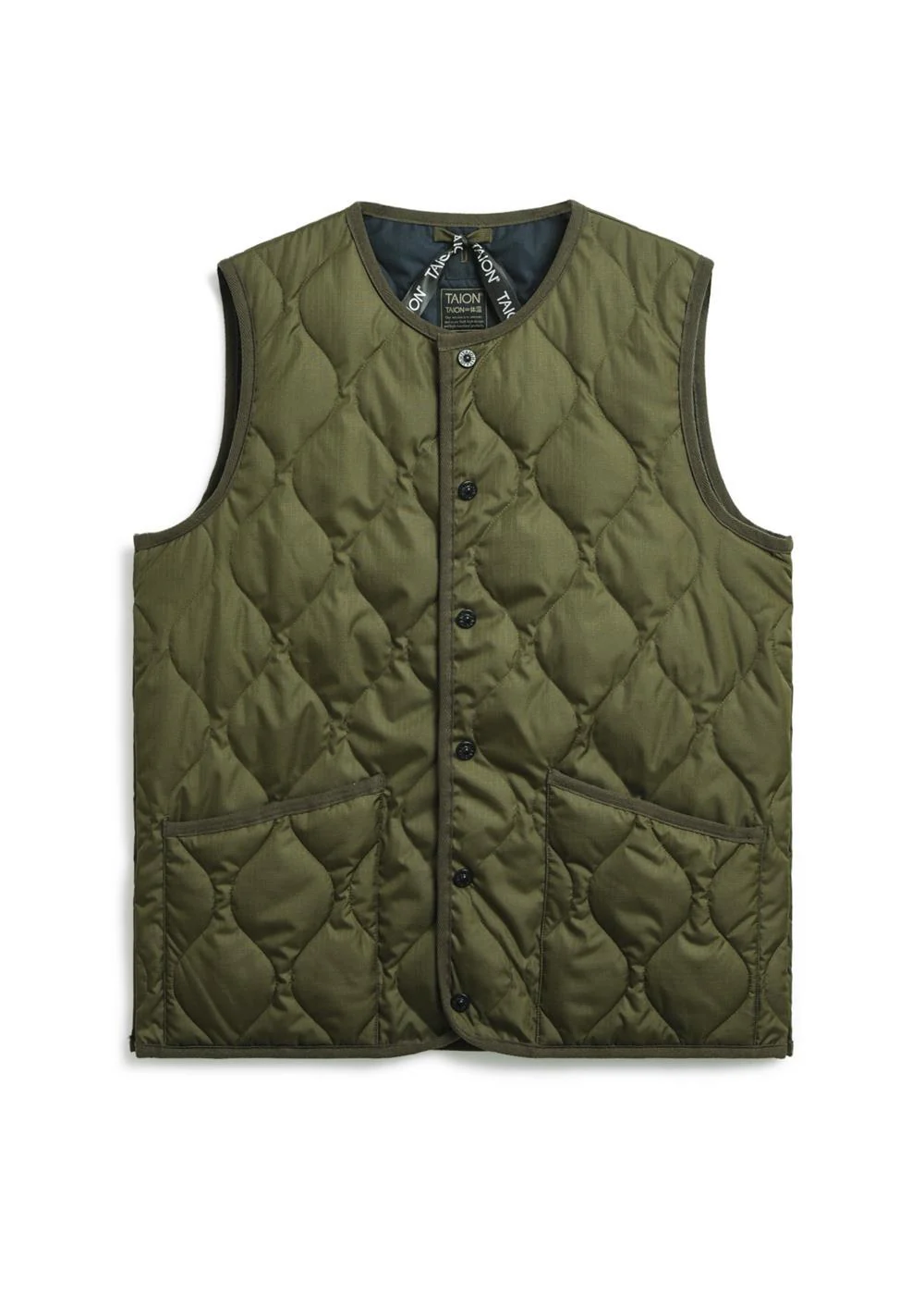 Unisex Military Crew Neck Down Vest (Hard Shell) - Image 20