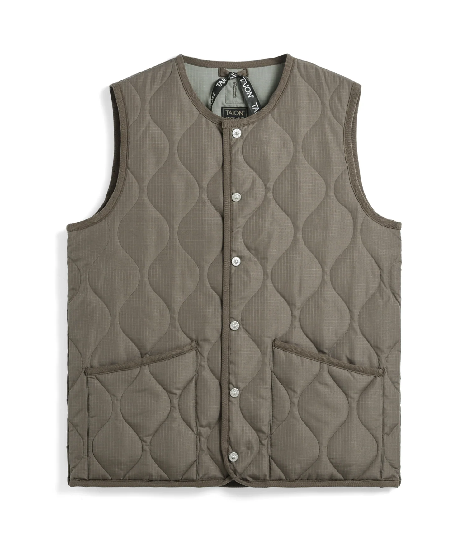 Unisex Military Crew Neck Down Vest (Hard Shell) - Image 21