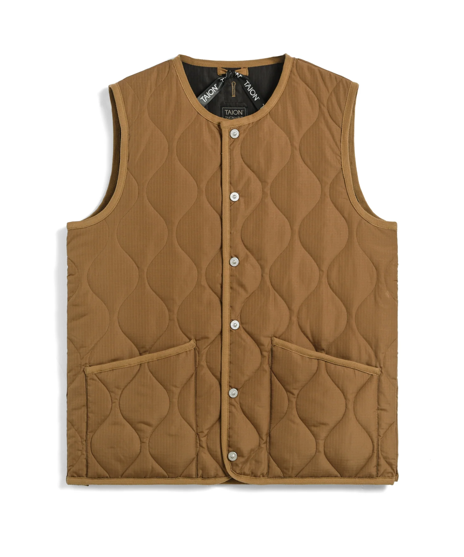 Unisex Military Crew Neck Down Vest (Hard Shell) - Image 22
