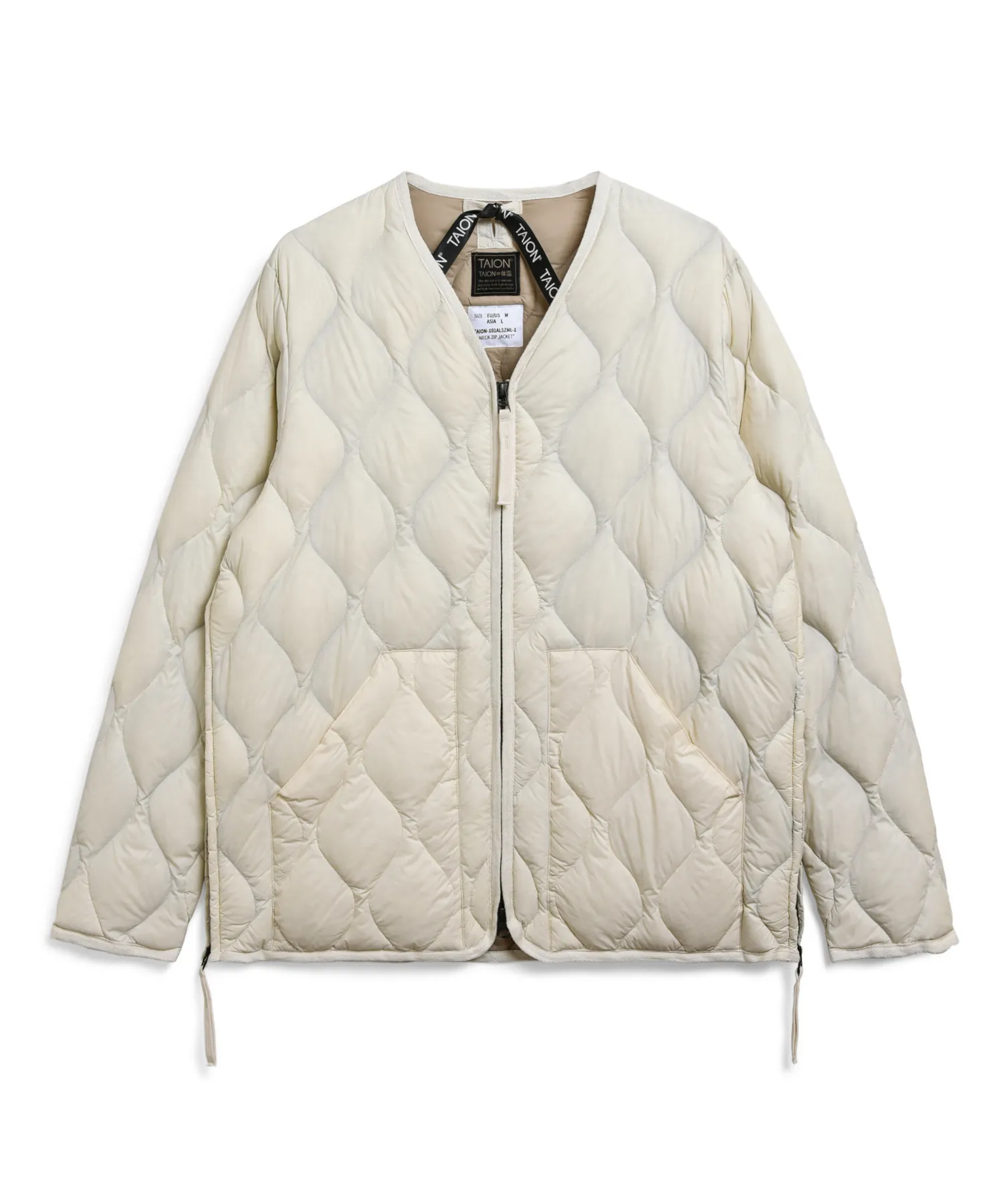 Unisex Military W-Zip V-Neck Down Jacket (Soft Shell) - Image 24