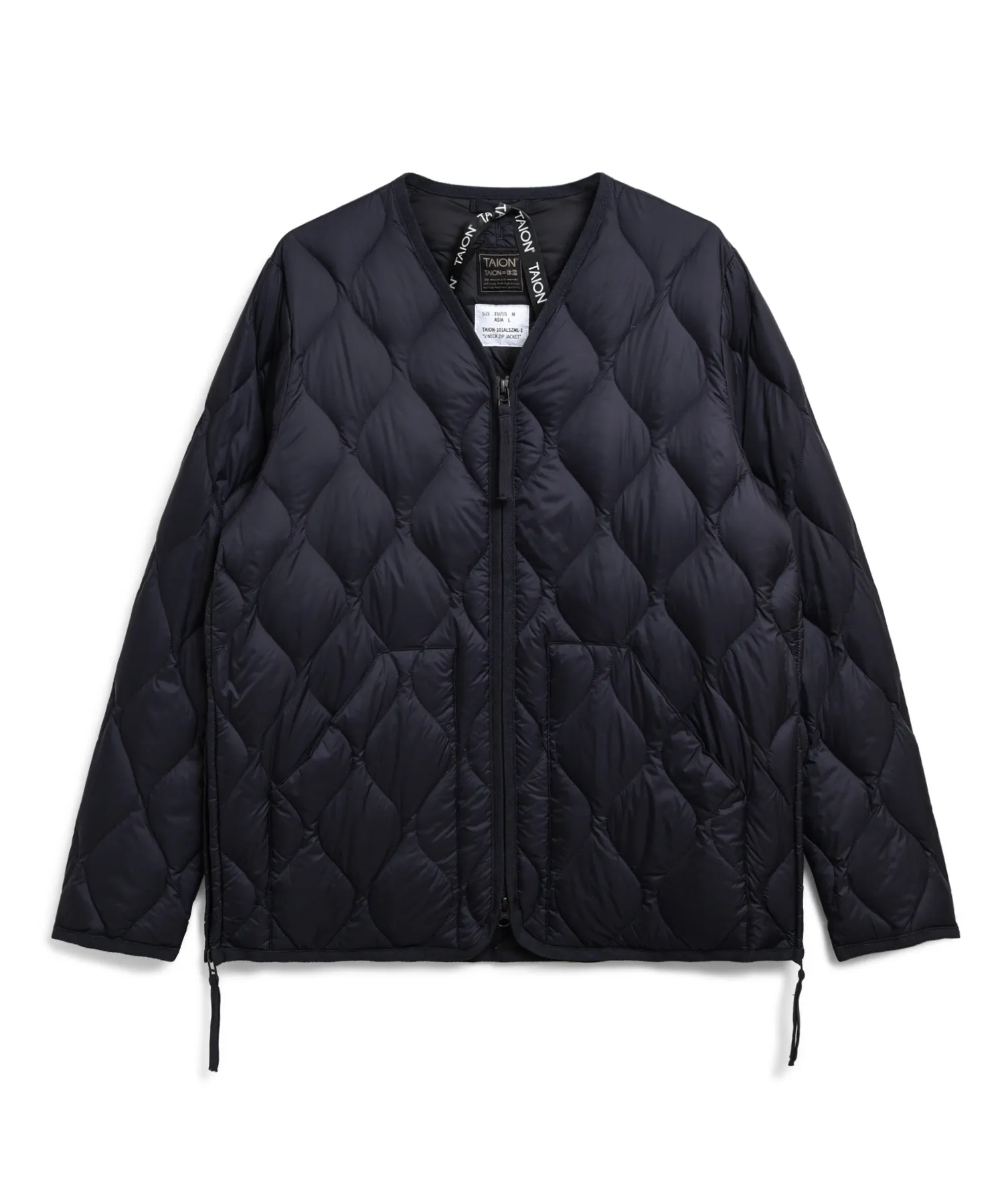 Unisex Military W-Zip V-Neck Down Jacket (Soft Shell) - Image 26