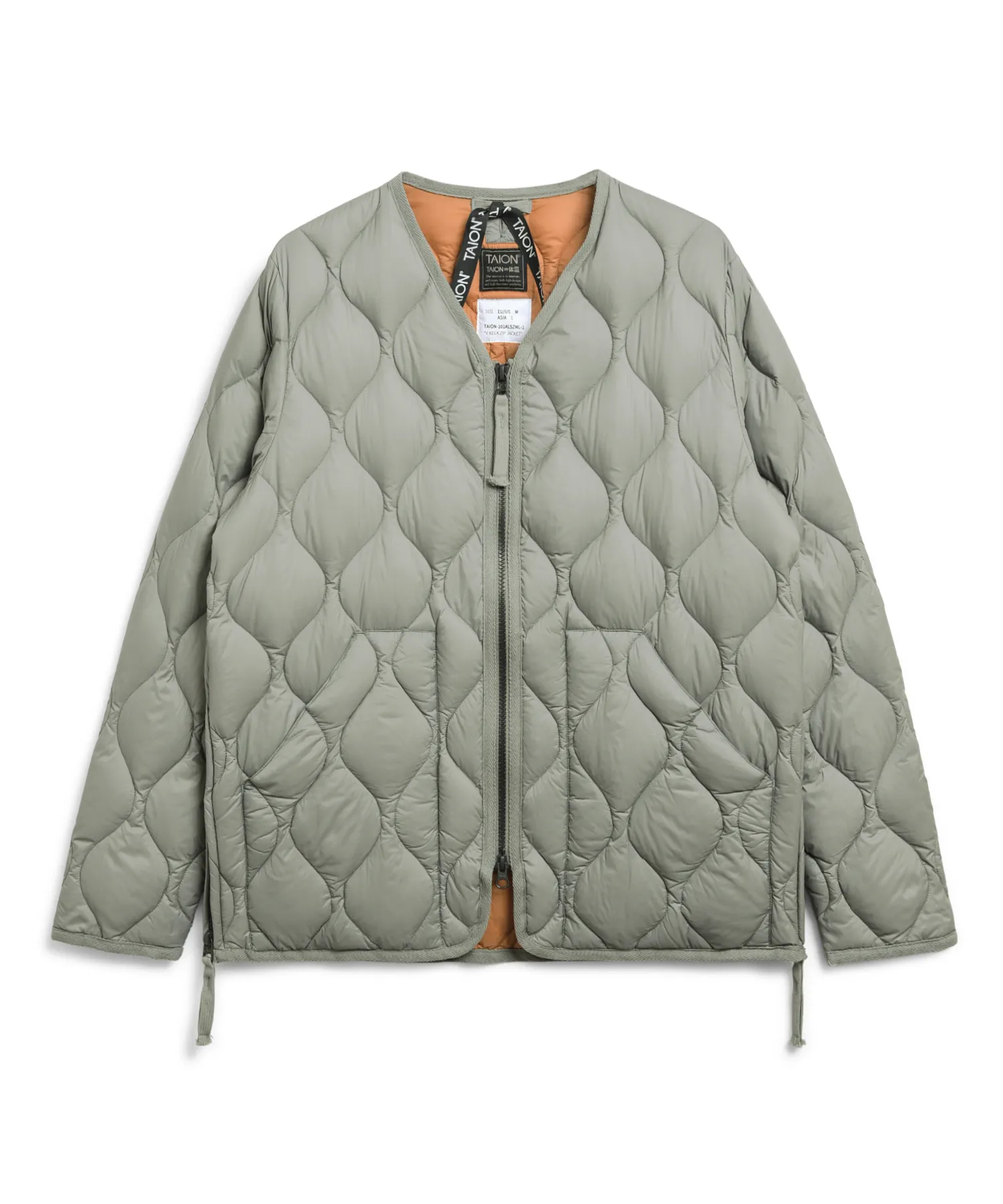 Unisex Military W-Zip V-Neck Down Jacket (Soft Shell) - Image 28