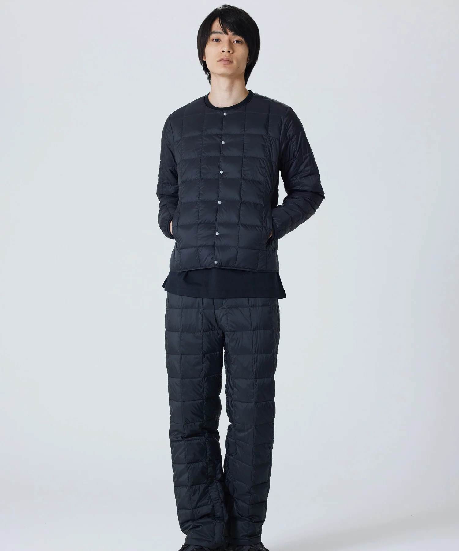 Unisex Basic Crew Neck Down Jacket - Image 15