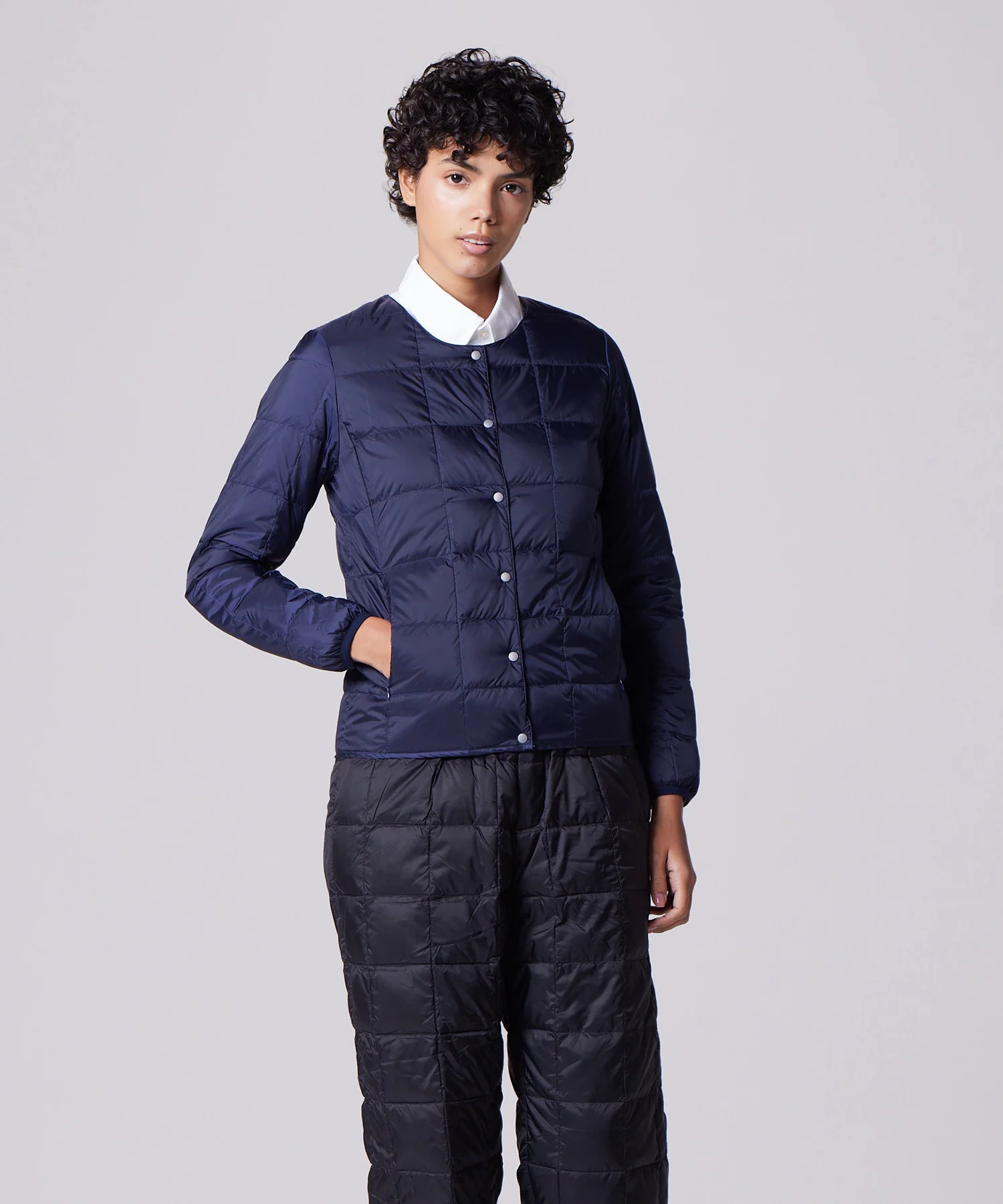 Unisex Basic Crew Neck Down Jacket - Image 18