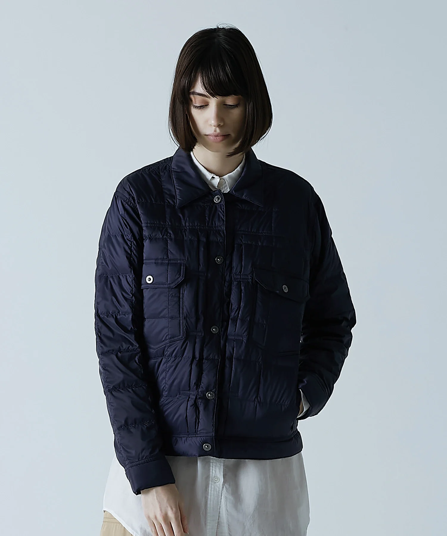 Unisex Basic Down Work Jacket - Image 17