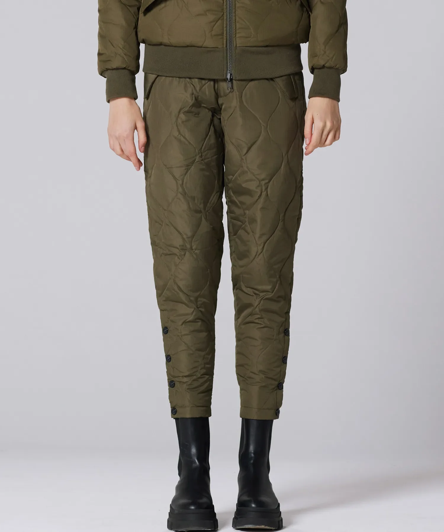 Unisex Military Zip Slit Parachute Down Pants (Hard Shell) - Image 13