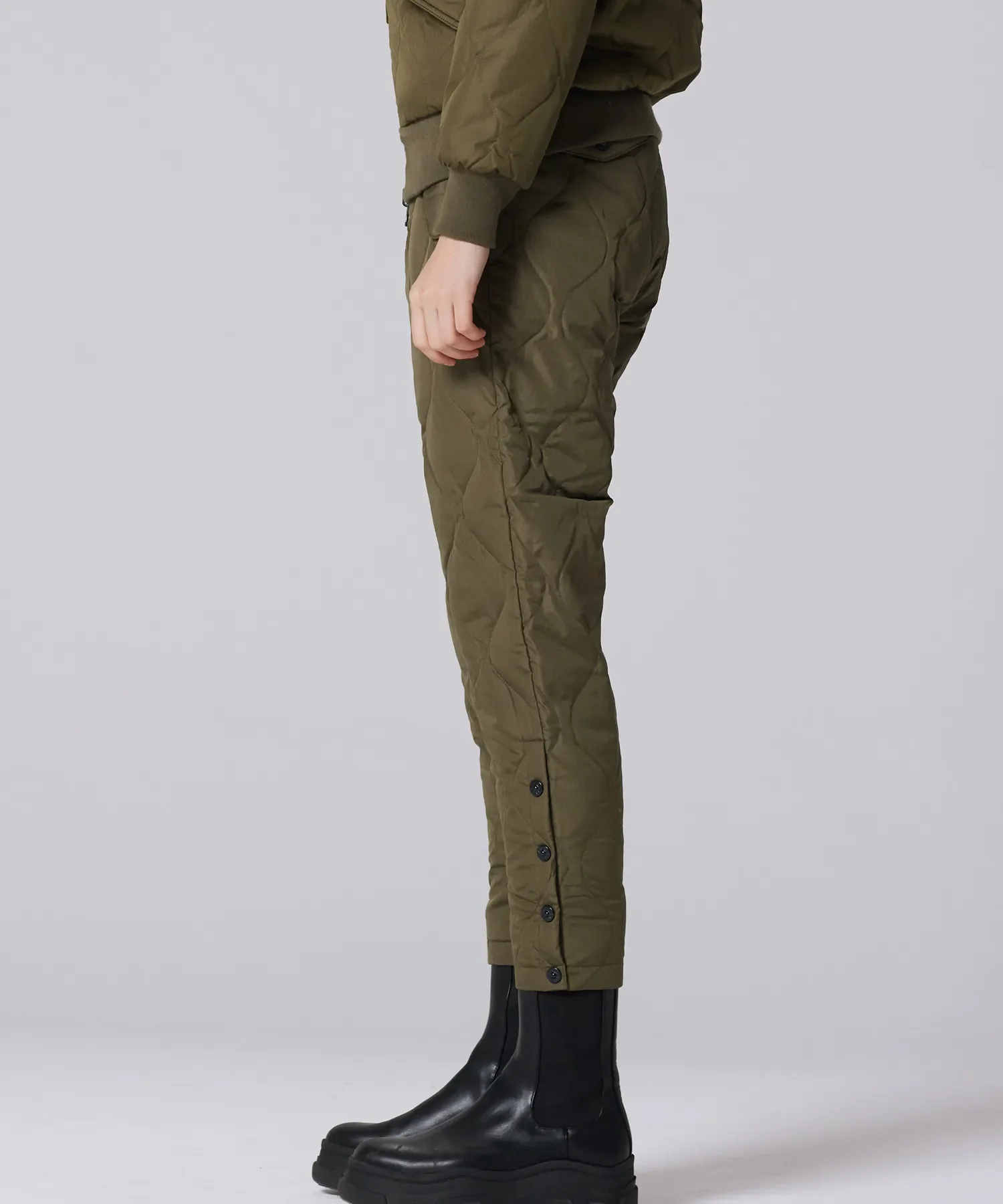 Unisex Military Zip Slit Parachute Down Pants (Hard Shell) - Image 14