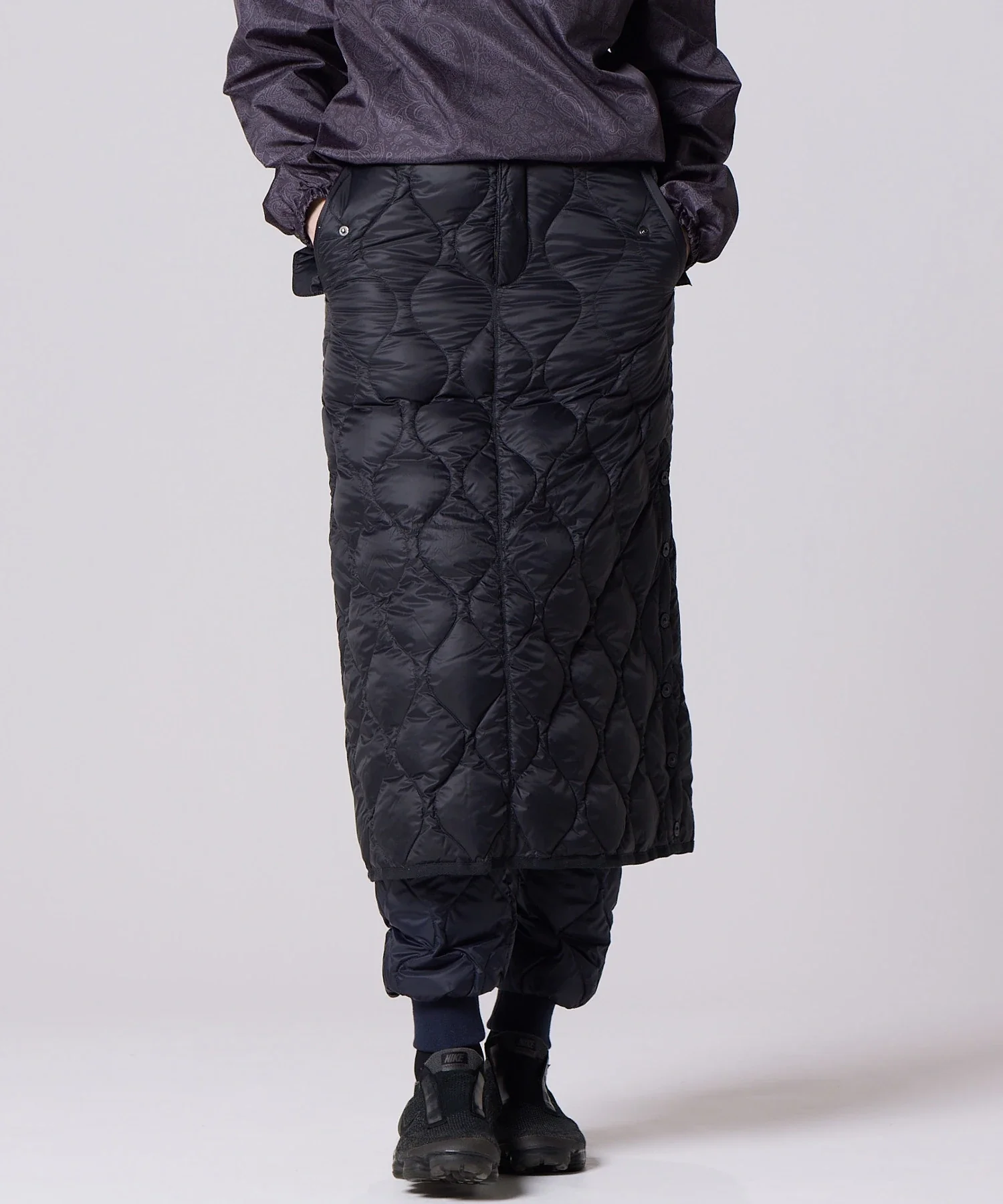 Women's Military Snap Button Down Skirt (Soft Shell) - Image 11