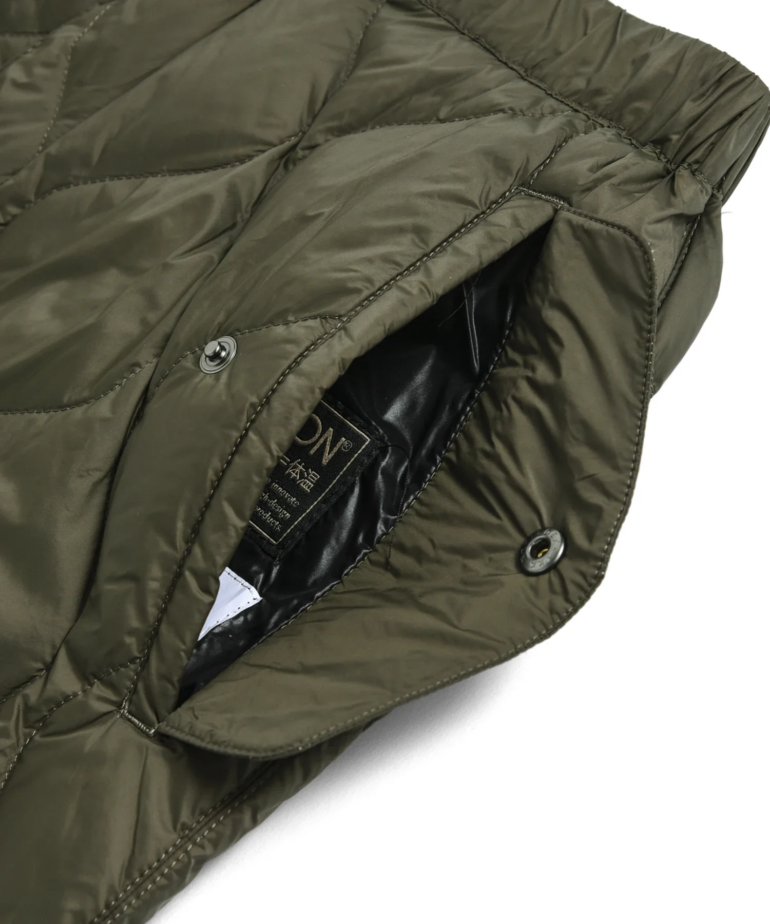 Women's Military Snap Button Down Skirt (Soft Shell) - Image 5