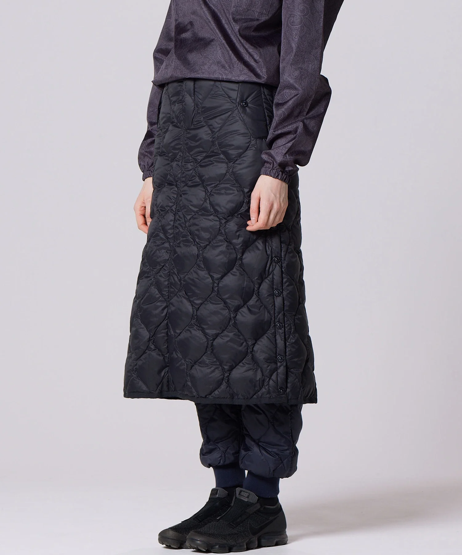 Women's Military Snap Button Down Skirt (Soft Shell) - Image 7