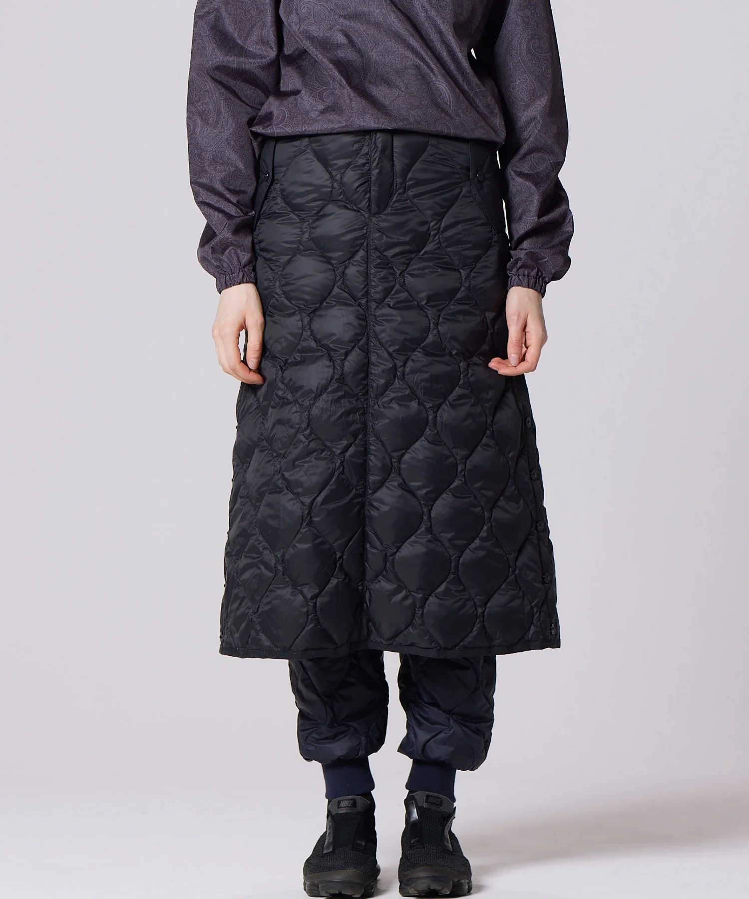 Women's Military Snap Button Down Skirt (Soft Shell) - Image 8