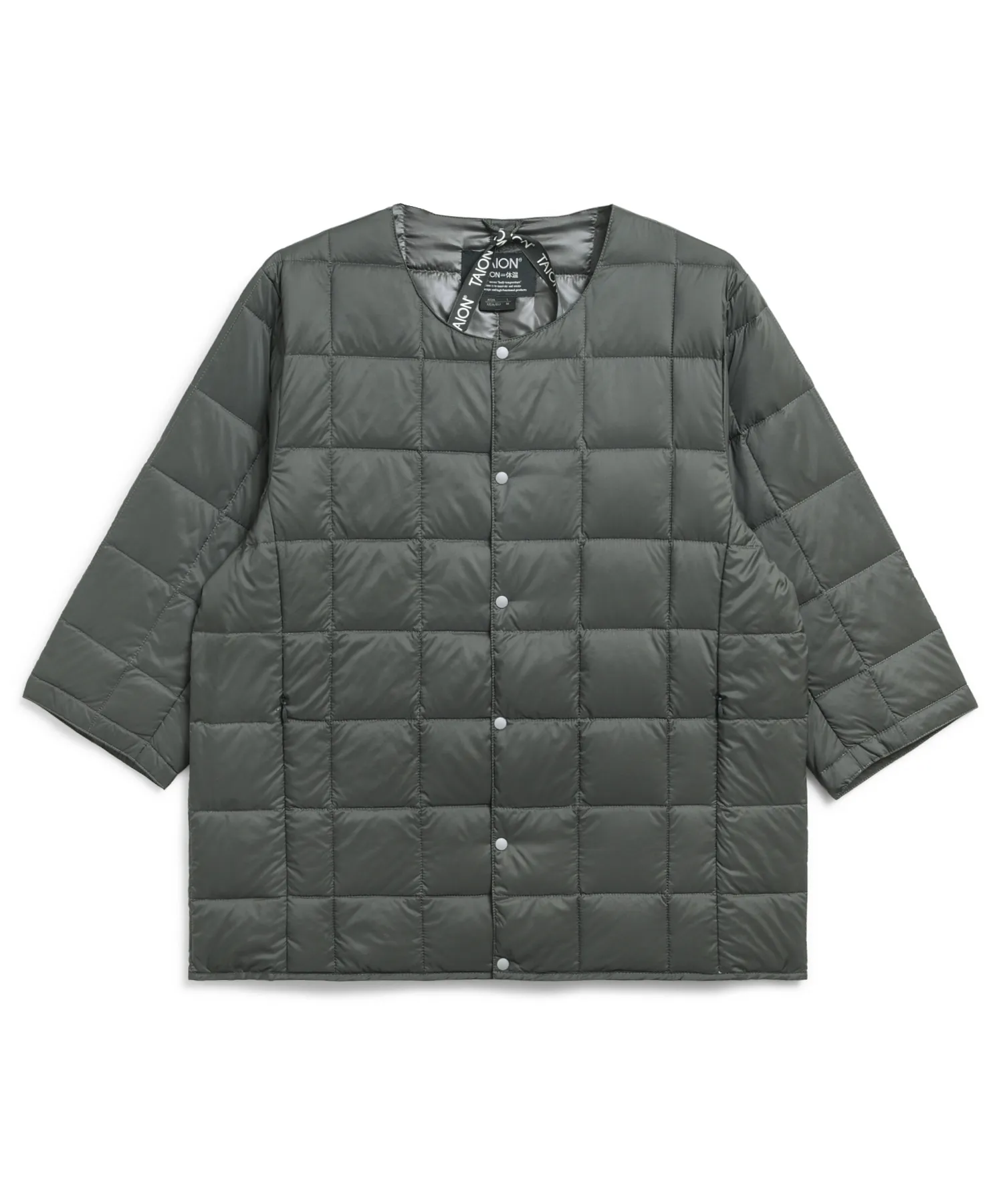 Unisex Basic Crew Neck Down 3/4 Sleeve - Image 10