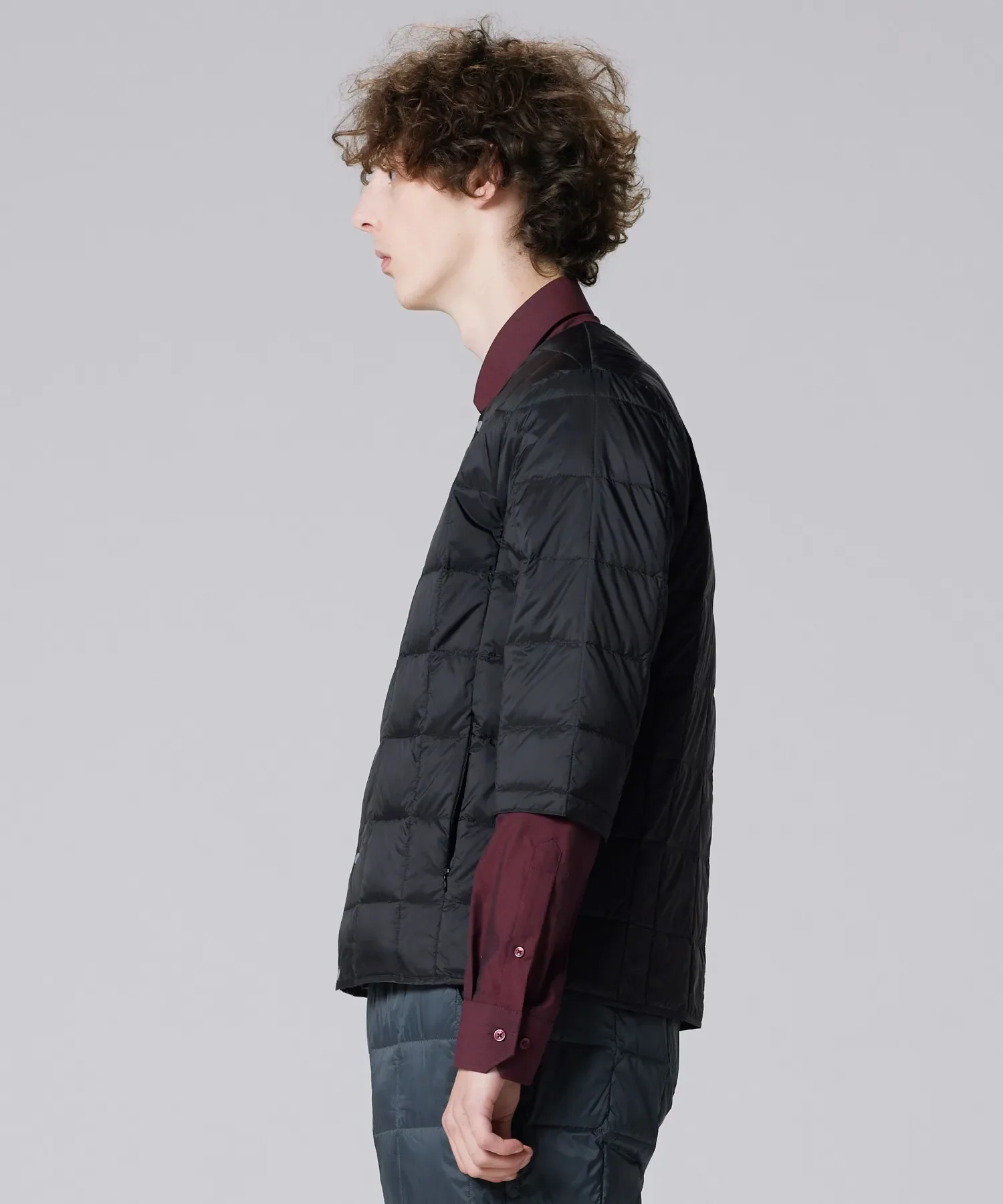 Unisex Basic Crew Neck Down 3/4 Sleeve - Image 7