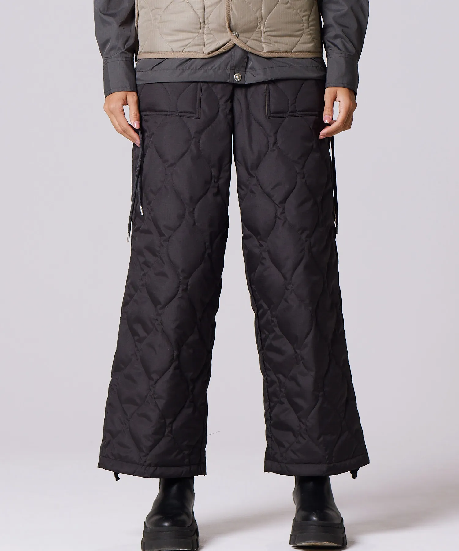 Unisex Military Wide Down Pants (Hard Shell) - Image 9