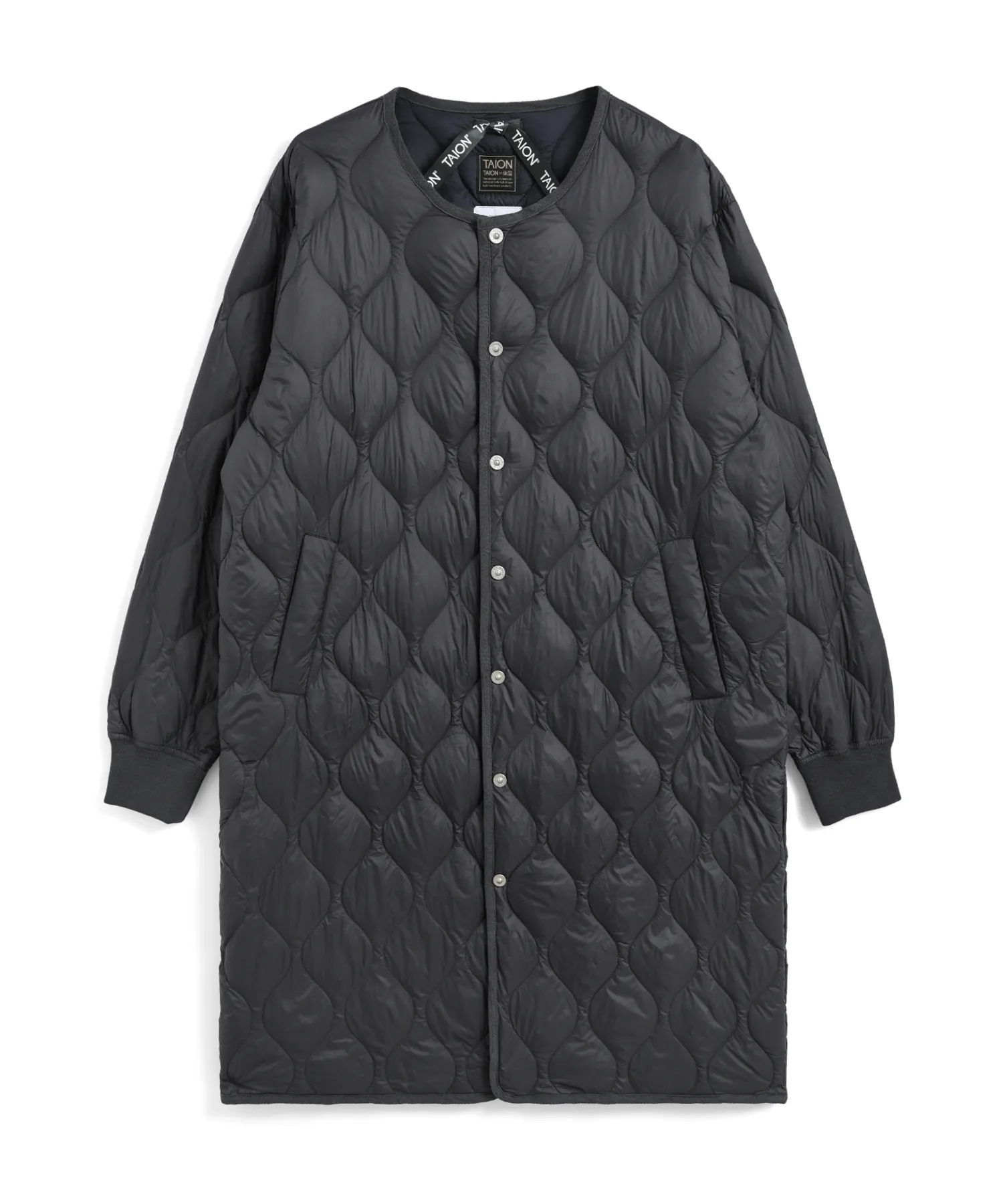 Unisex Military Over Size Crew Neck Long Down Jacket (Soft Shell) - Image 15