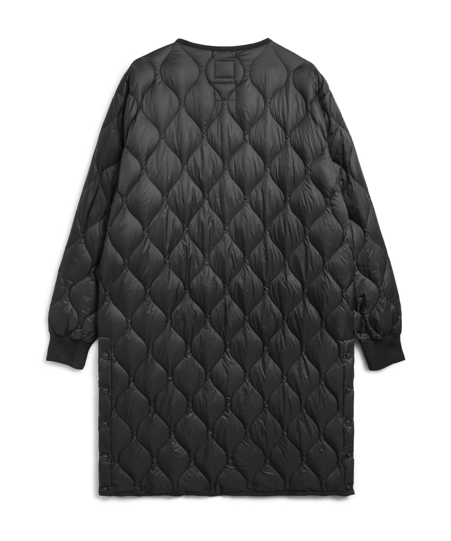 Unisex Military Over Size Crew Neck Long Down Jacket (Soft Shell) - Image 3