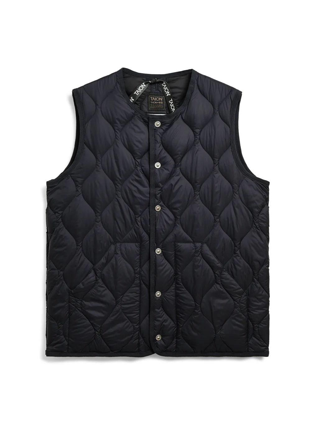 Unisex Military Crew Neck Down Vest (Soft Shell) - Image 13