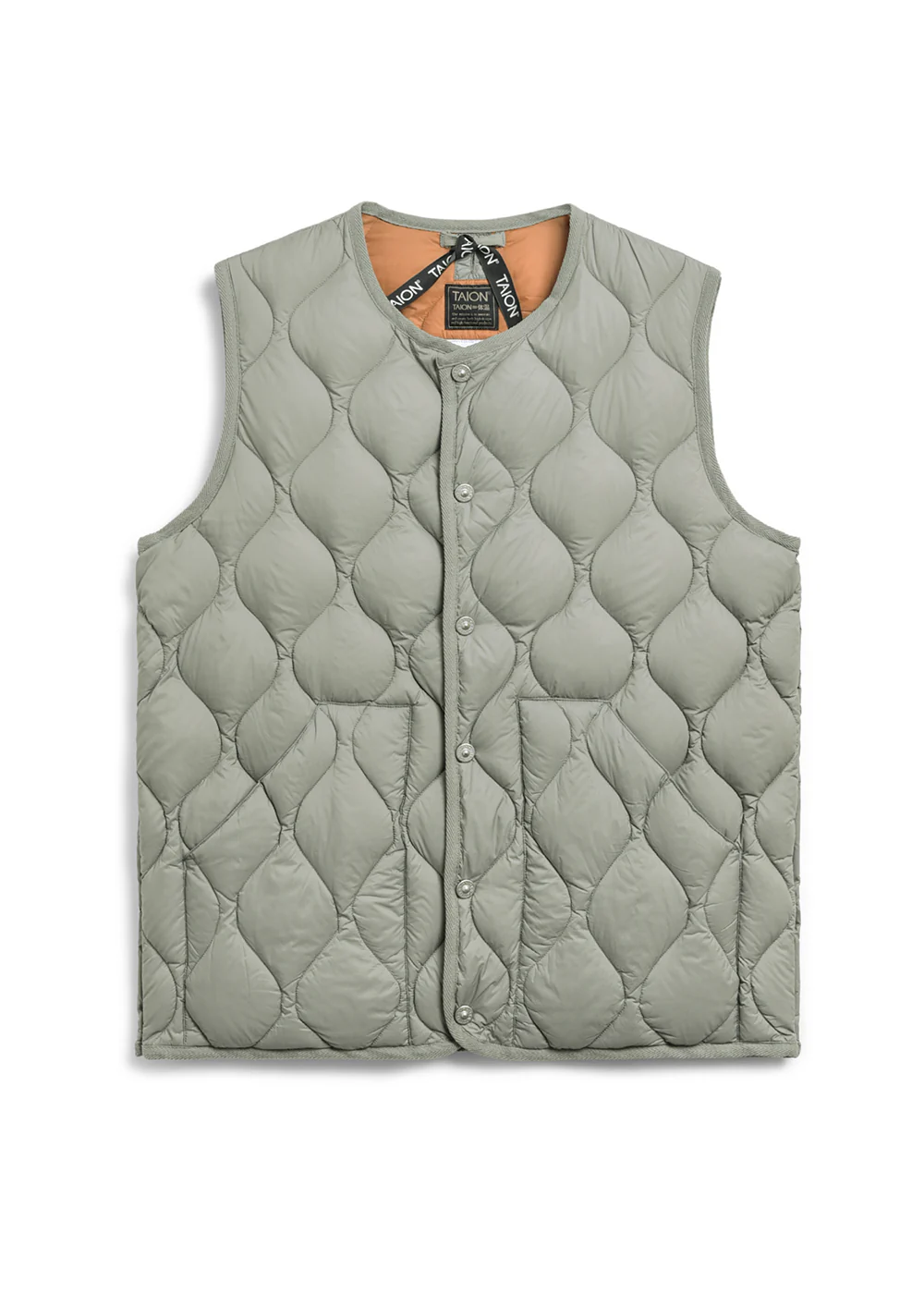 Unisex Military Crew Neck Down Vest (Soft Shell) - Image 16