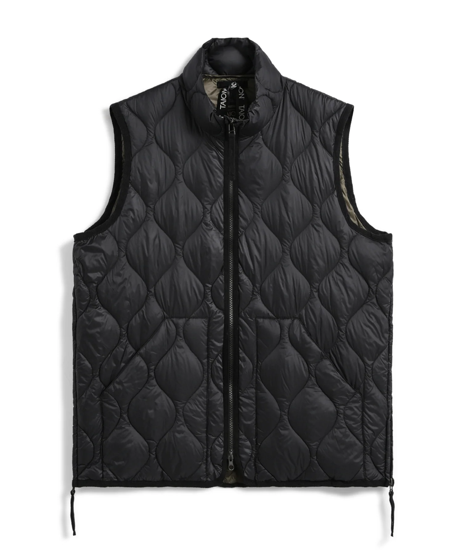 Unisex Military Hi-Neck W-Zip Down Vest (Soft Shell) - Image 15