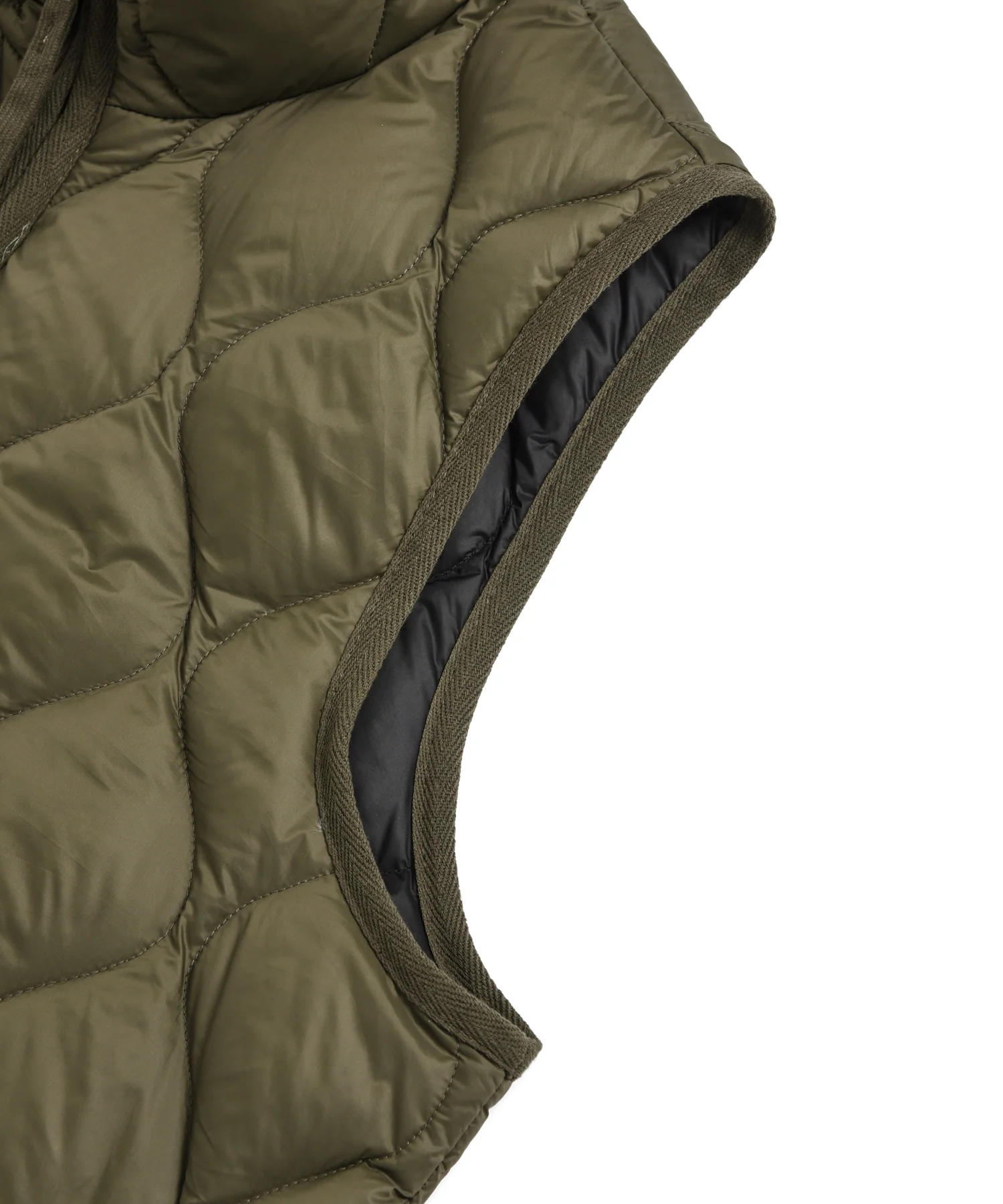Unisex Military Hi-Neck W-Zip Down Vest (Soft Shell) - Image 3