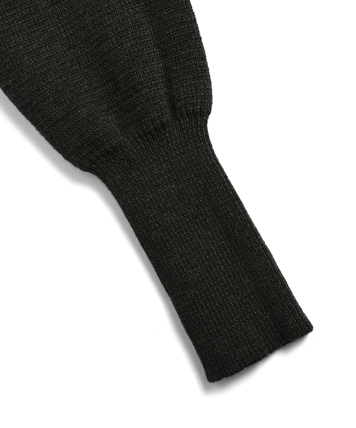 Unisex Military Hi Neck Knit + Down (Soft Shell) - Image 3