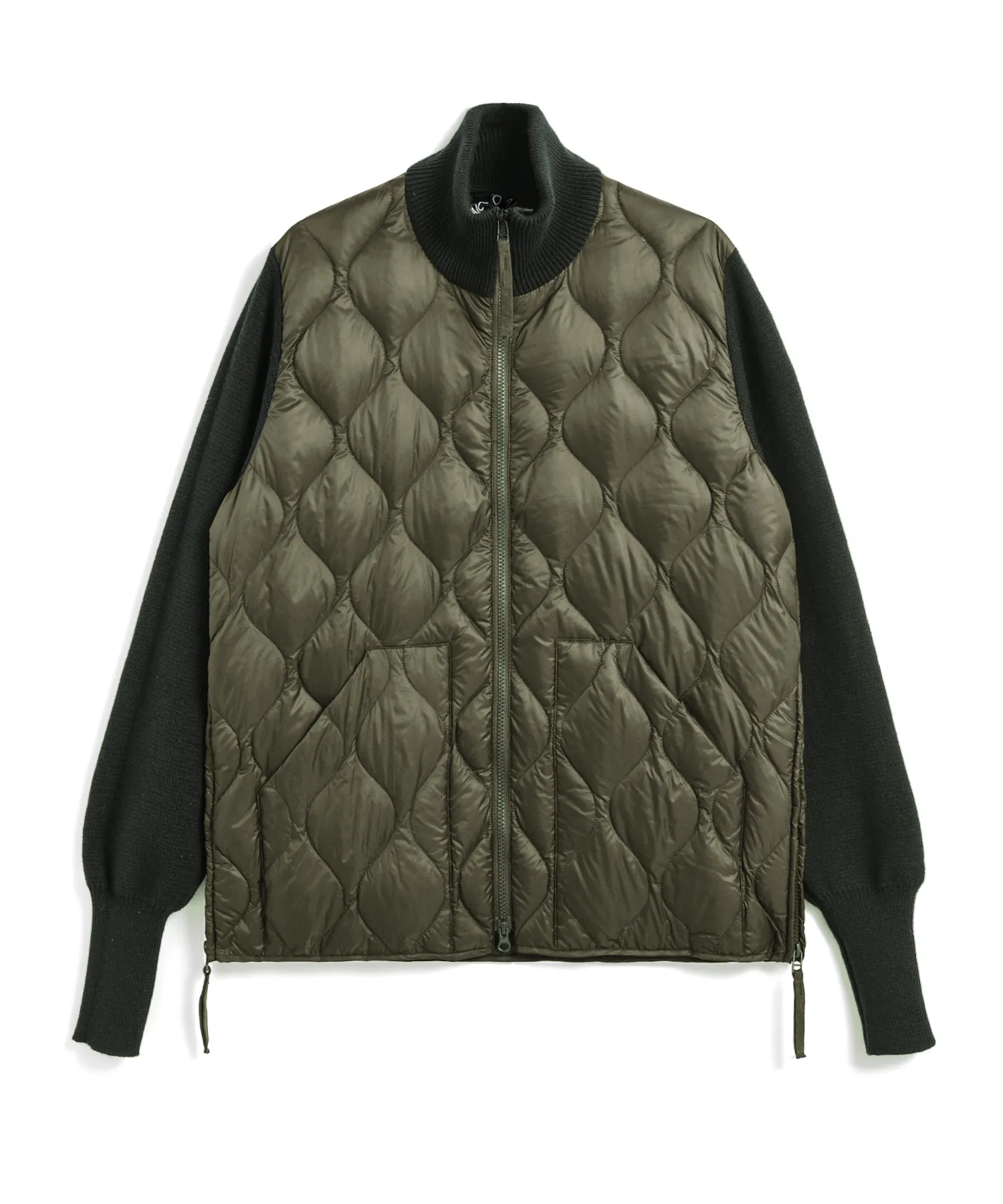 Unisex Military Hi Neck Knit + Down (Soft Shell) - Image 8