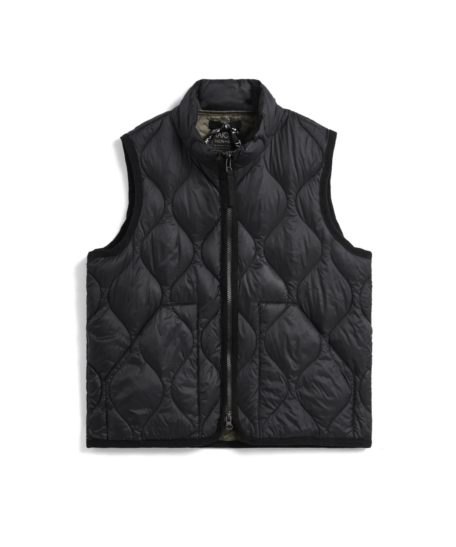 Kids Military Hi-Neck W-Zip Down Vest (Soft Shell) - Image 19