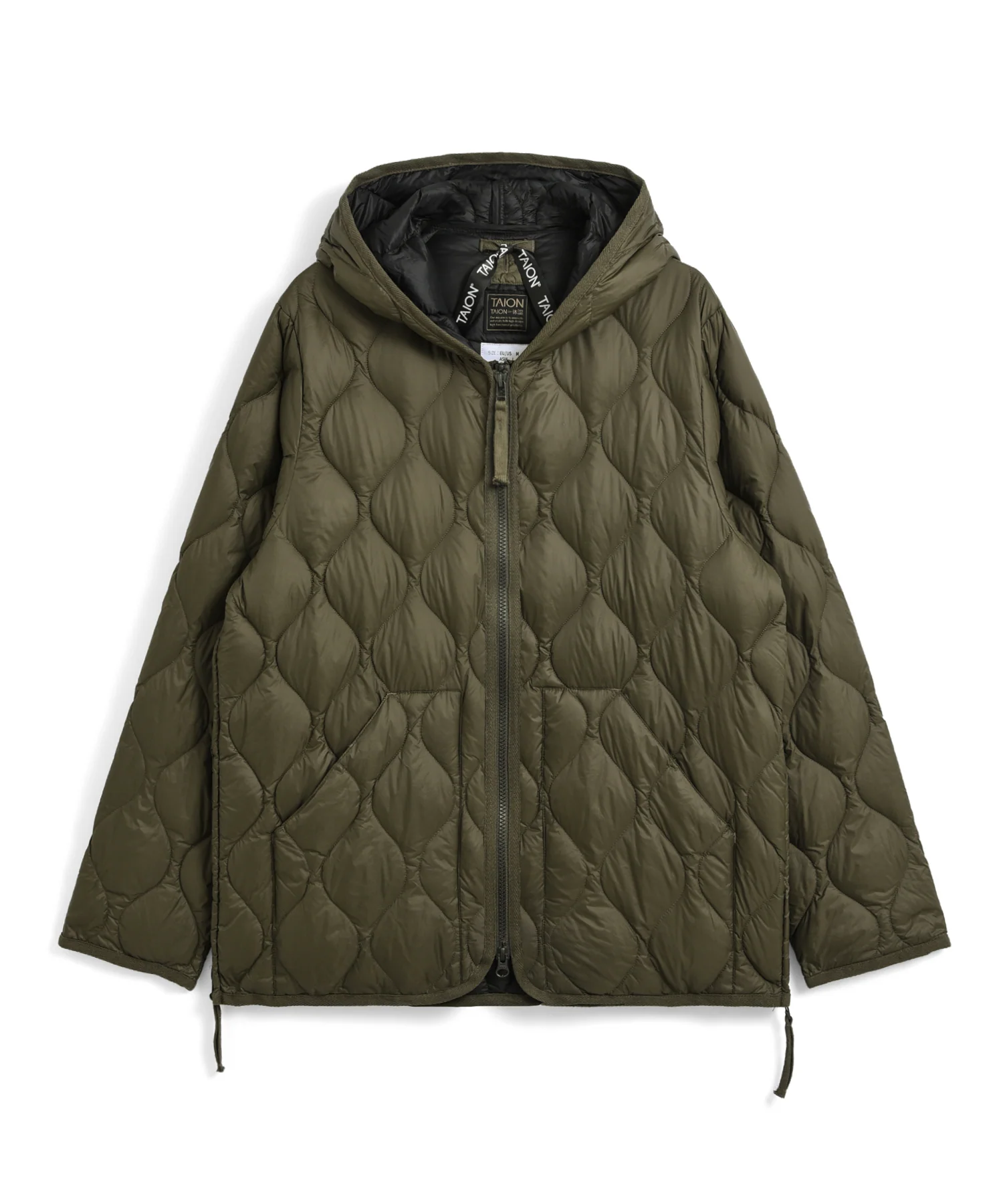 Unisex Military Hood W-Zip Down Jacket (Soft Shell) - Image 27