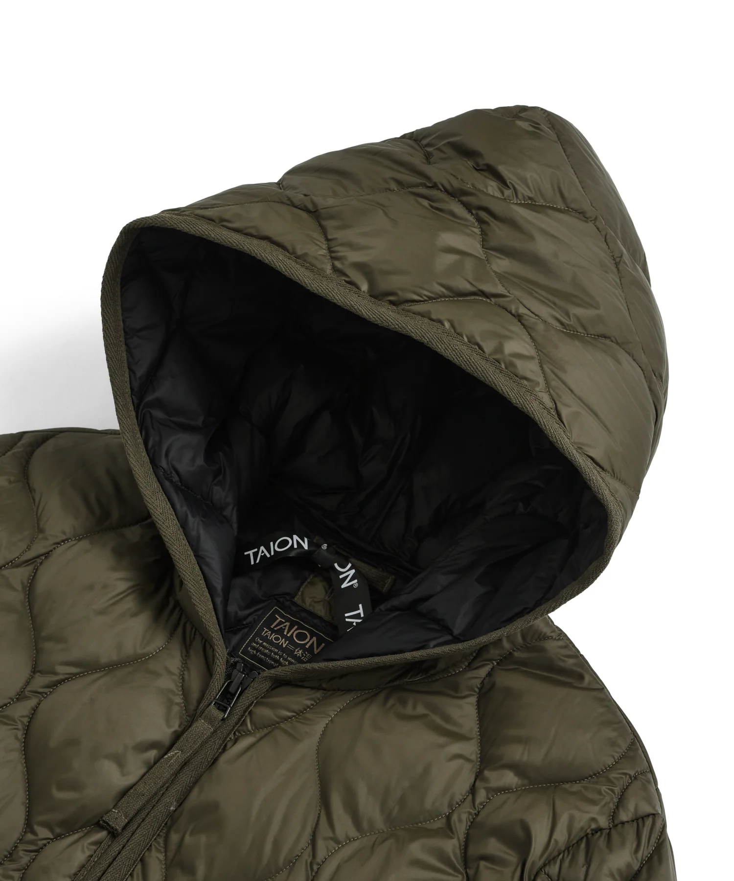 Unisex Military Hood W-Zip Down Jacket (Soft Shell) - Image 4