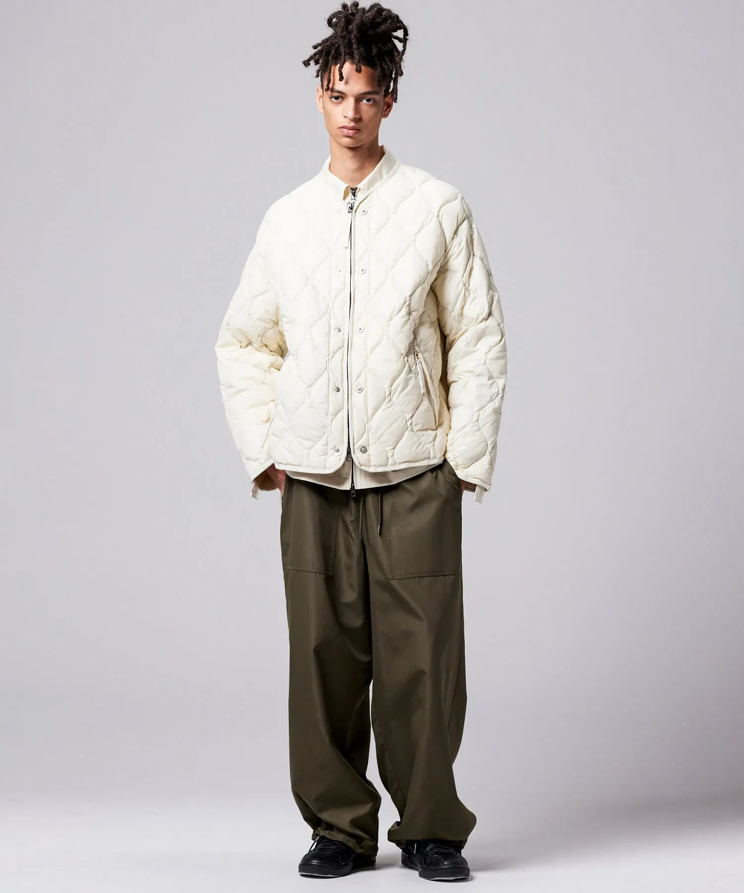 Unisex Military M65 Liner W-Zip Short Down Jacket (Soft Shell) - Image 13