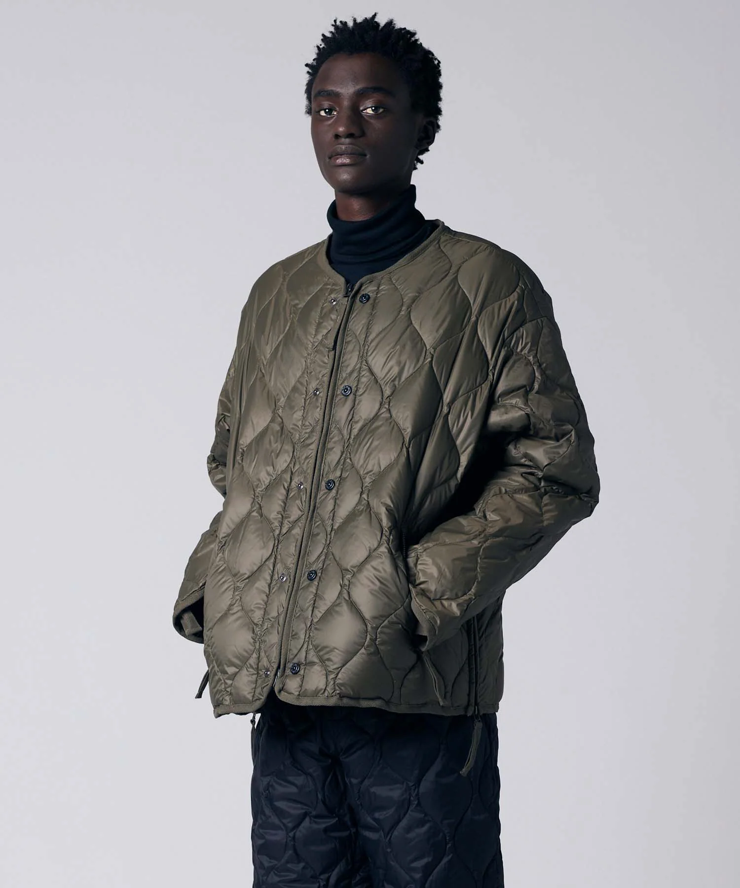 Unisex Military M65 Liner W-Zip Short Down Jacket (Soft Shell) - Image 16