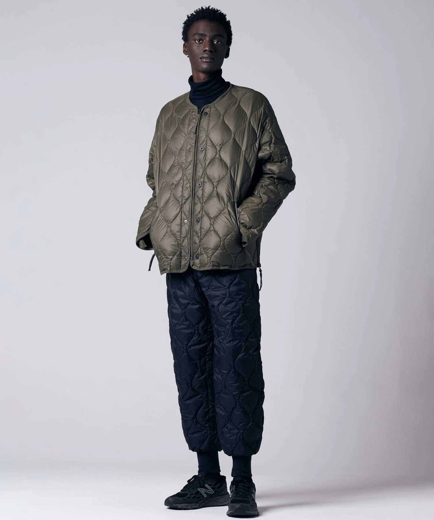 Unisex Military M65 Liner W-Zip Short Down Jacket (Soft Shell) - Image 17