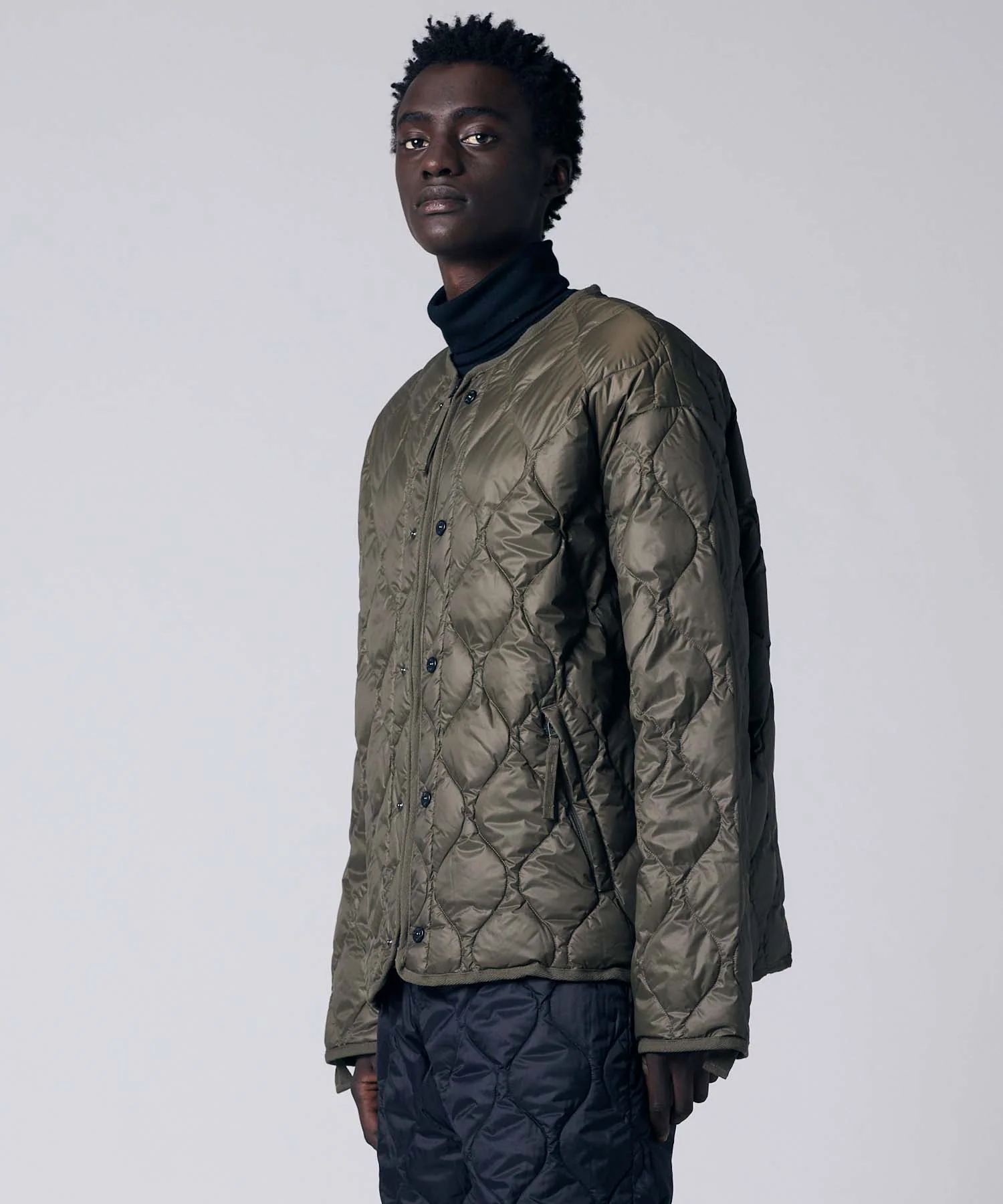 Unisex Military M65 Liner W-Zip Short Down Jacket (Soft Shell) - Image 18