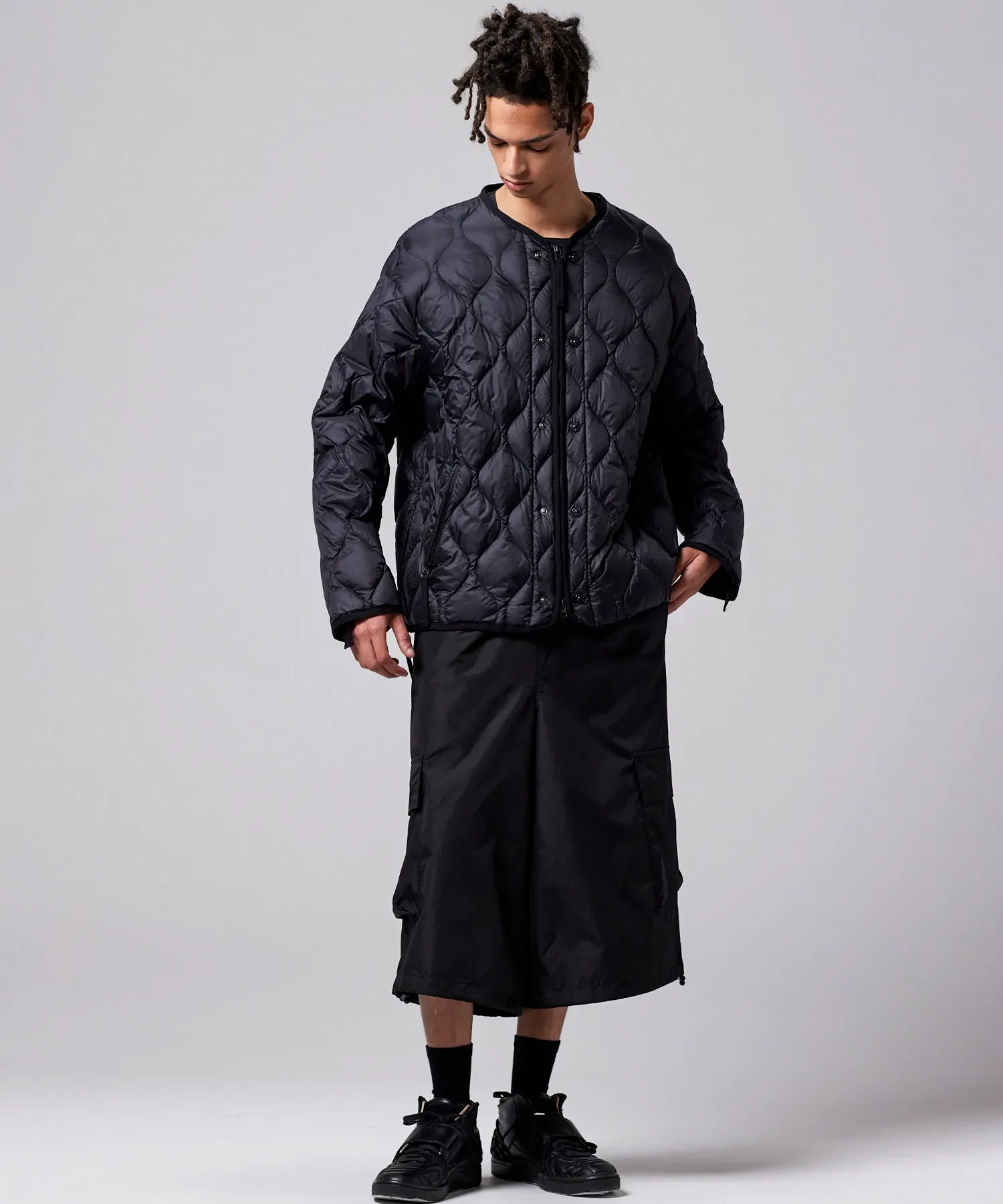 Unisex Military M65 Liner W-Zip Short Down Jacket (Soft Shell) - Image 23