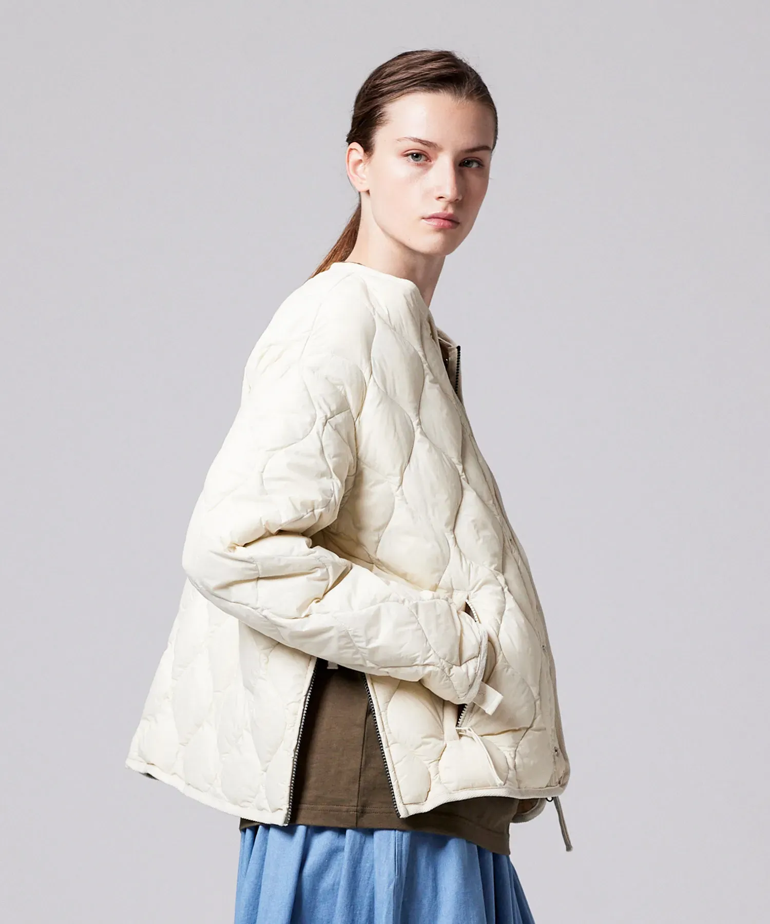 Unisex Military M65 Liner W-Zip Short Down Jacket (Soft Shell) - Image 26